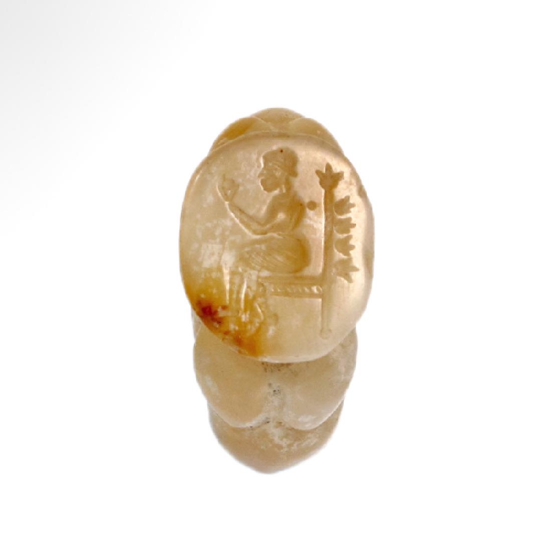 Elamite Agate Ring with Figure, c. 600-500 B.C. (1 of 7)