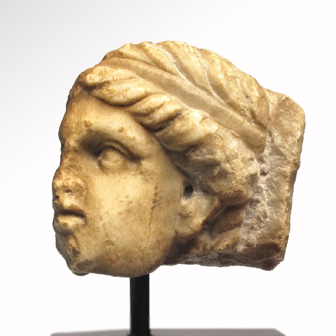 Roman Marble Oscillum Fragment, c. 1st-2nd Century A.D. (1 of 5)