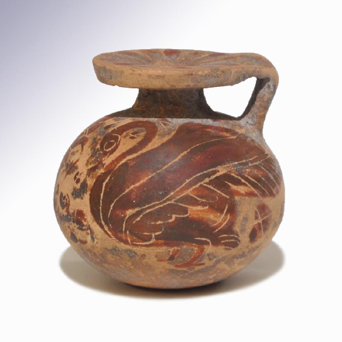 Corinthian Painted Aryballos, 7th- 6th Century B.C. (1 of 7)