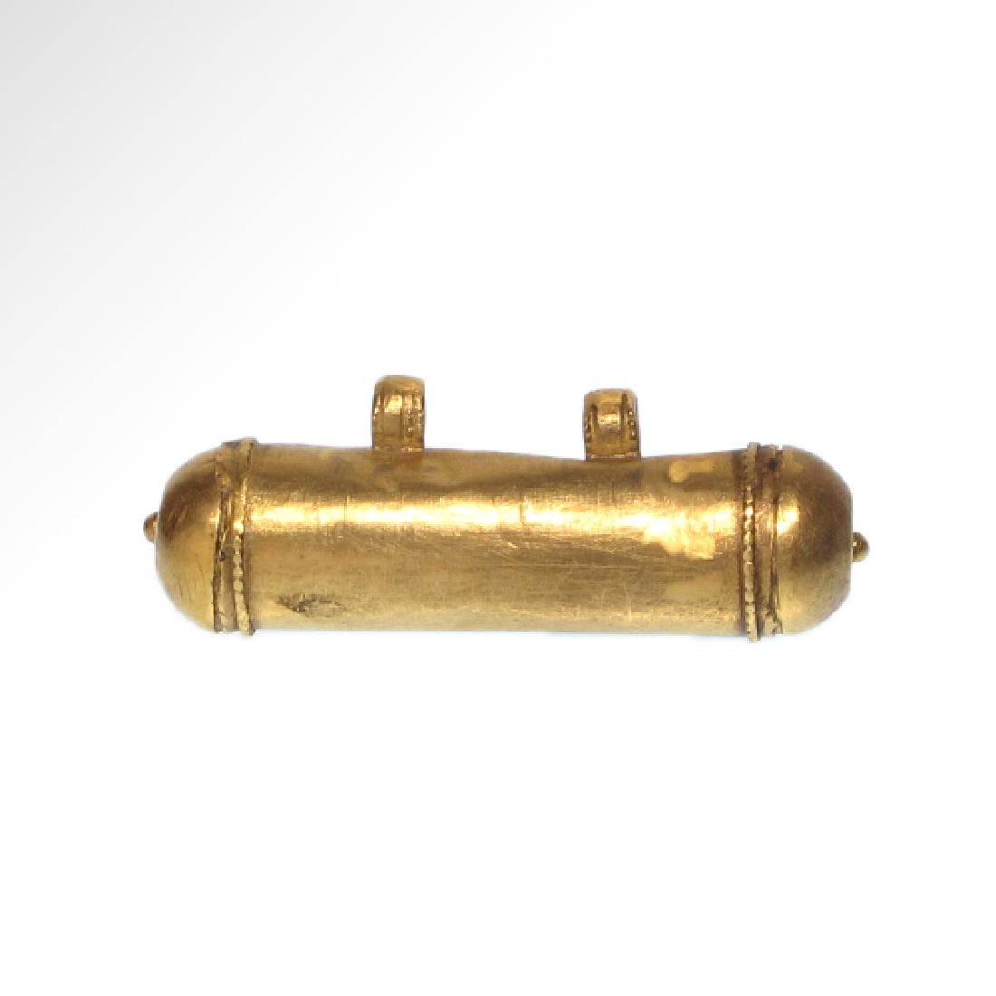 Gold Talisman-scroll Holder Pendant, c. 1st Century (1 of 6)