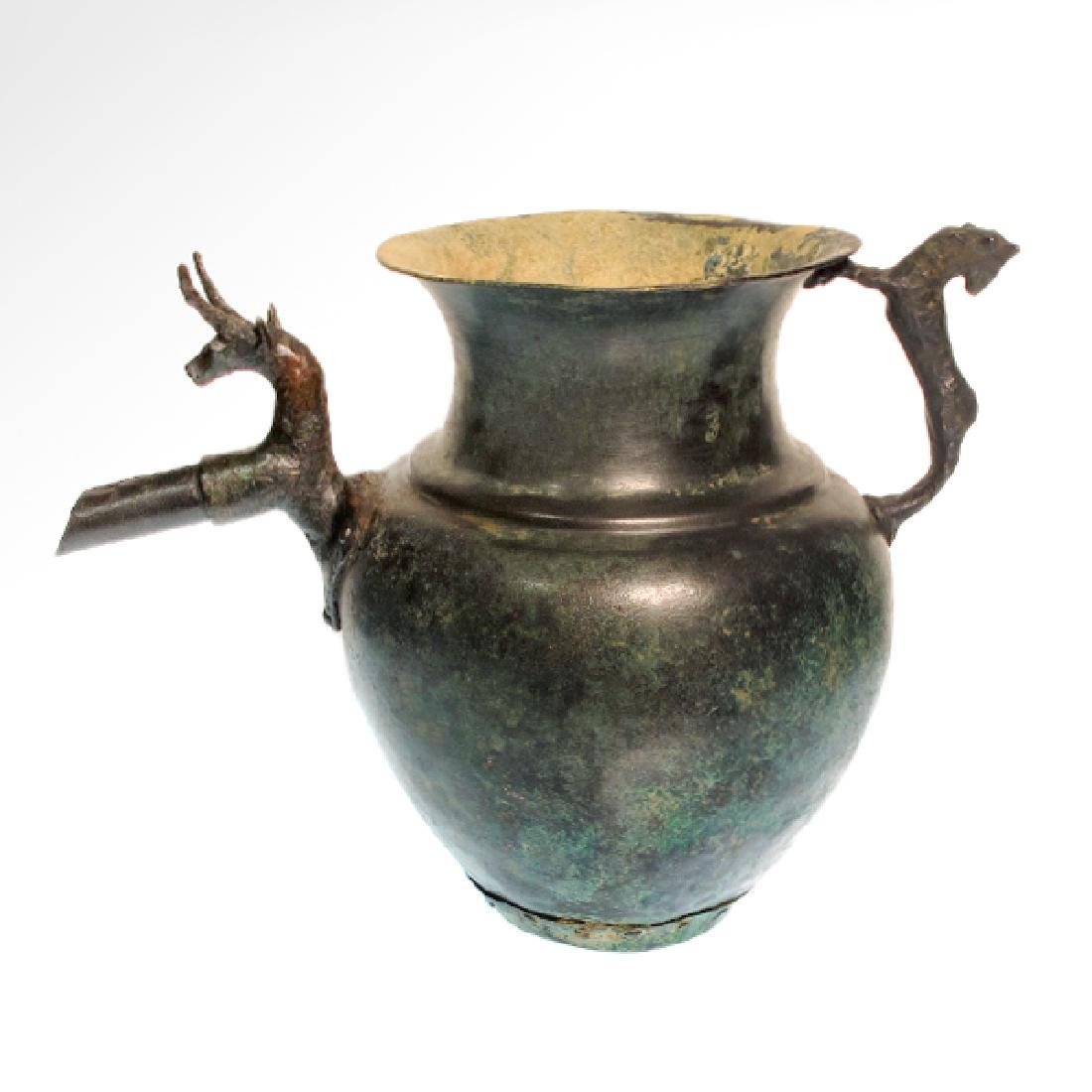 Luristan Bronze Jug with Stags, c. 900 B.C. (1 of 7)