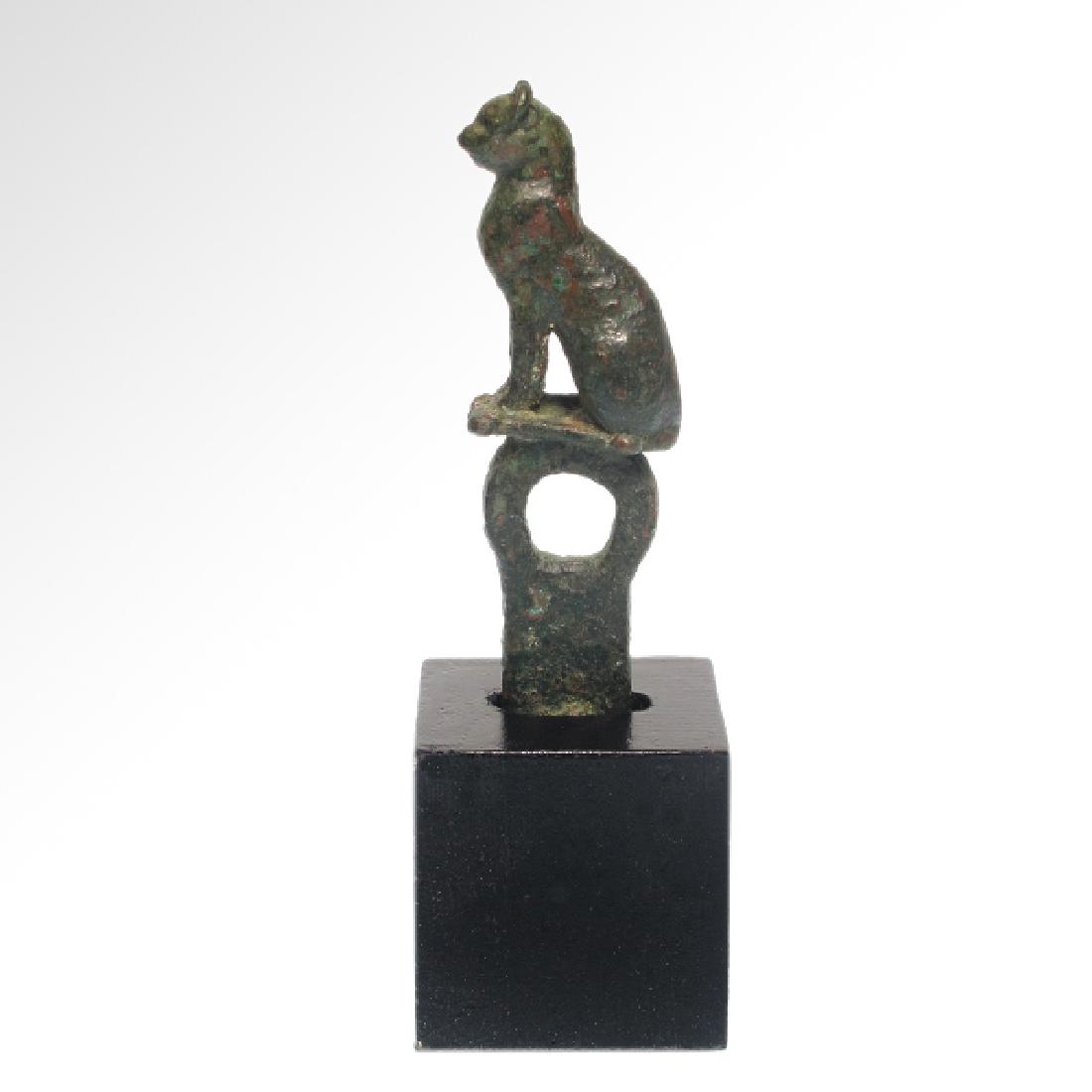 Egyptian Bronze Cat, c. 600 B.C. (1 of 7)
