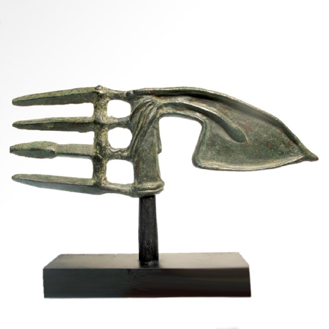 North-West Persian Bronze Axe Head, 2nd Millennium B.C. (1 of 6)