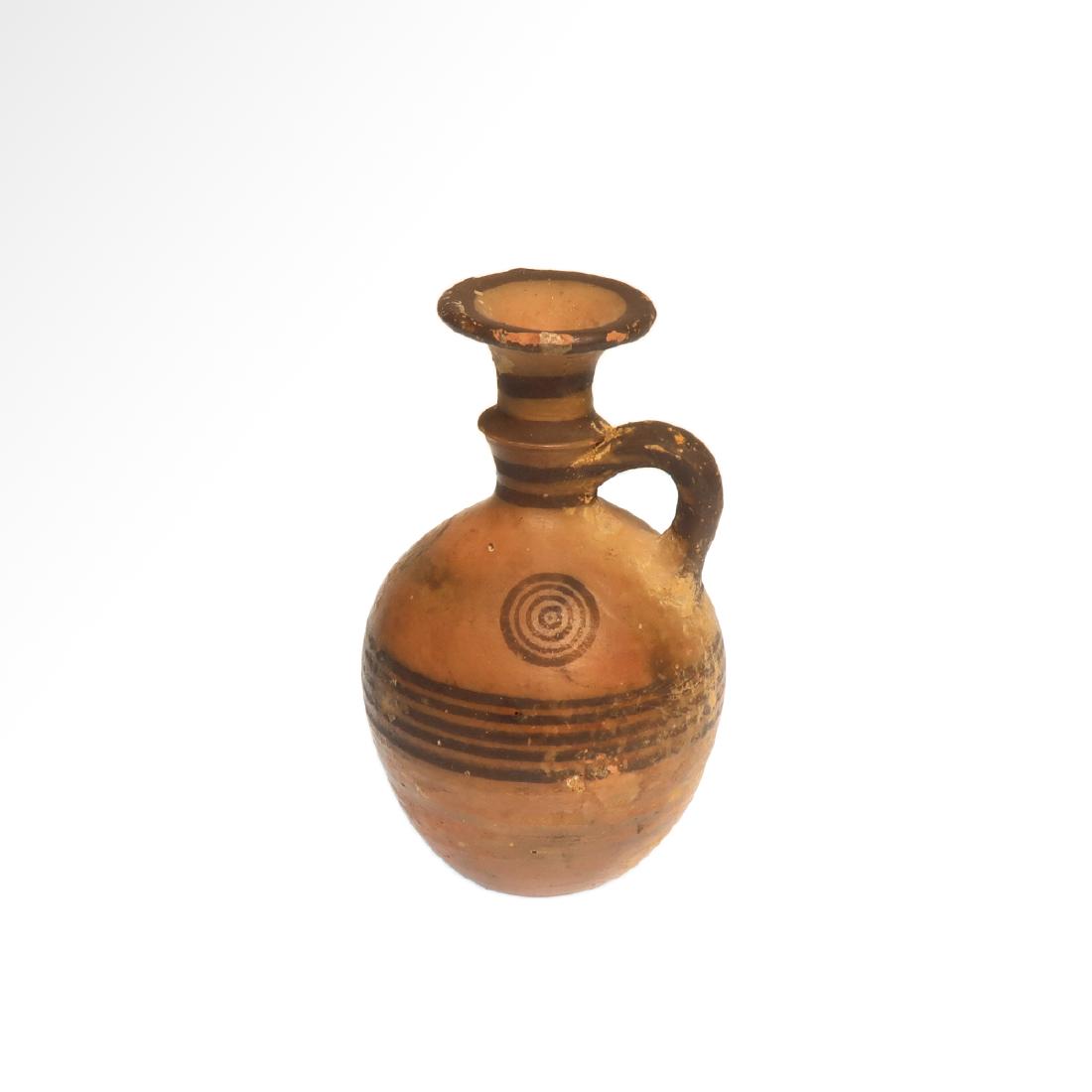 Cypriot Painted Terracotta Jug, Iron Age c. 900 B.C. (1 of 6)