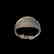 Viking Silver Ring with Wolf's Tooth Decoration - 5