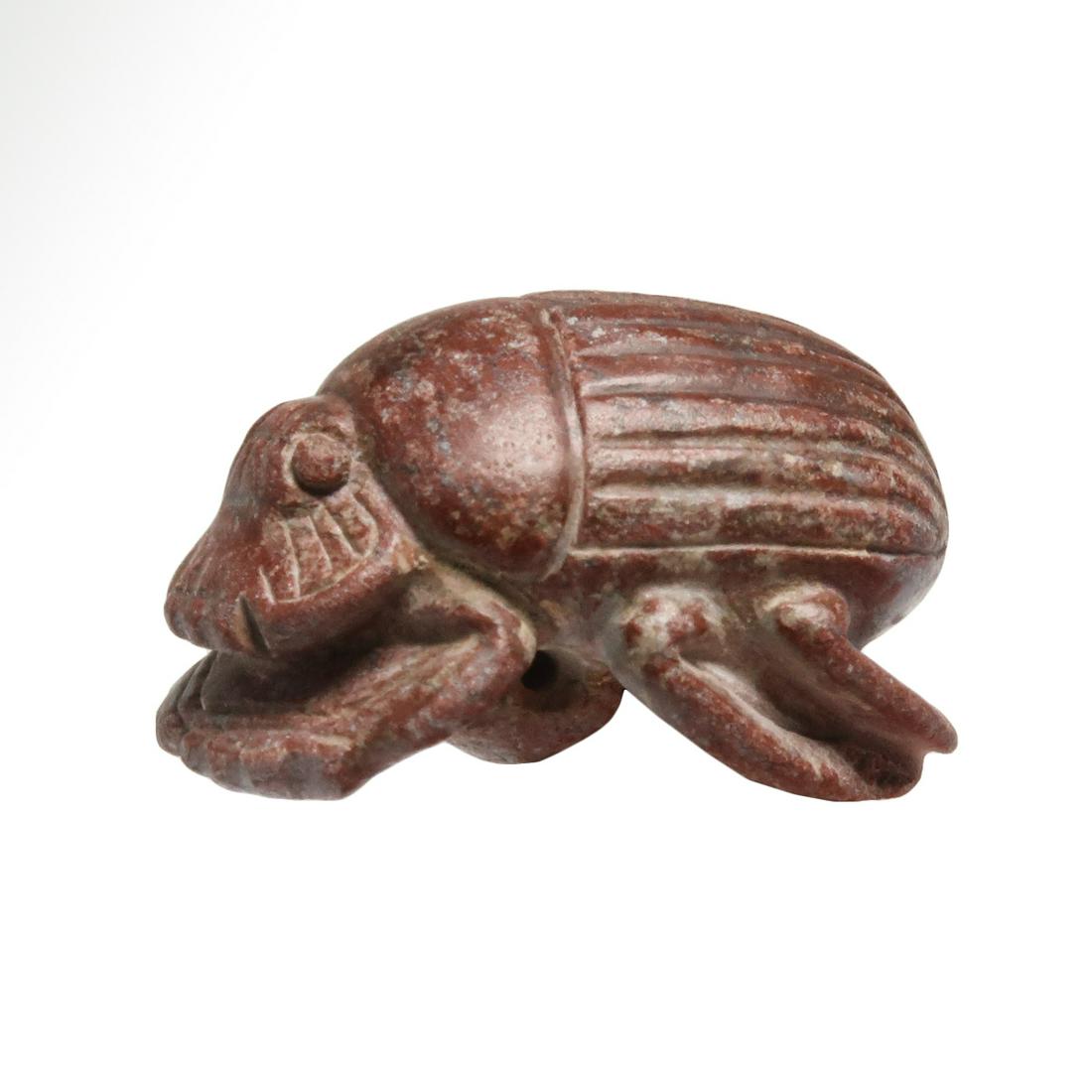 Egyptian Jasper Heart Scarab, c. 1200 B.C. (1 of 6)