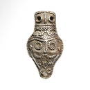 Viking Silver Pendant with Head of North God Odin, c. 9th-10th Century A.D.