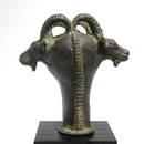 Bactrian Bronze Mace with Two Stag Heads, c. 2000-1500 B.C.