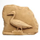 Egyptian Limestone Relief Fragment with  a Goose, New Kingdom, c. 1550-1070 B.C.