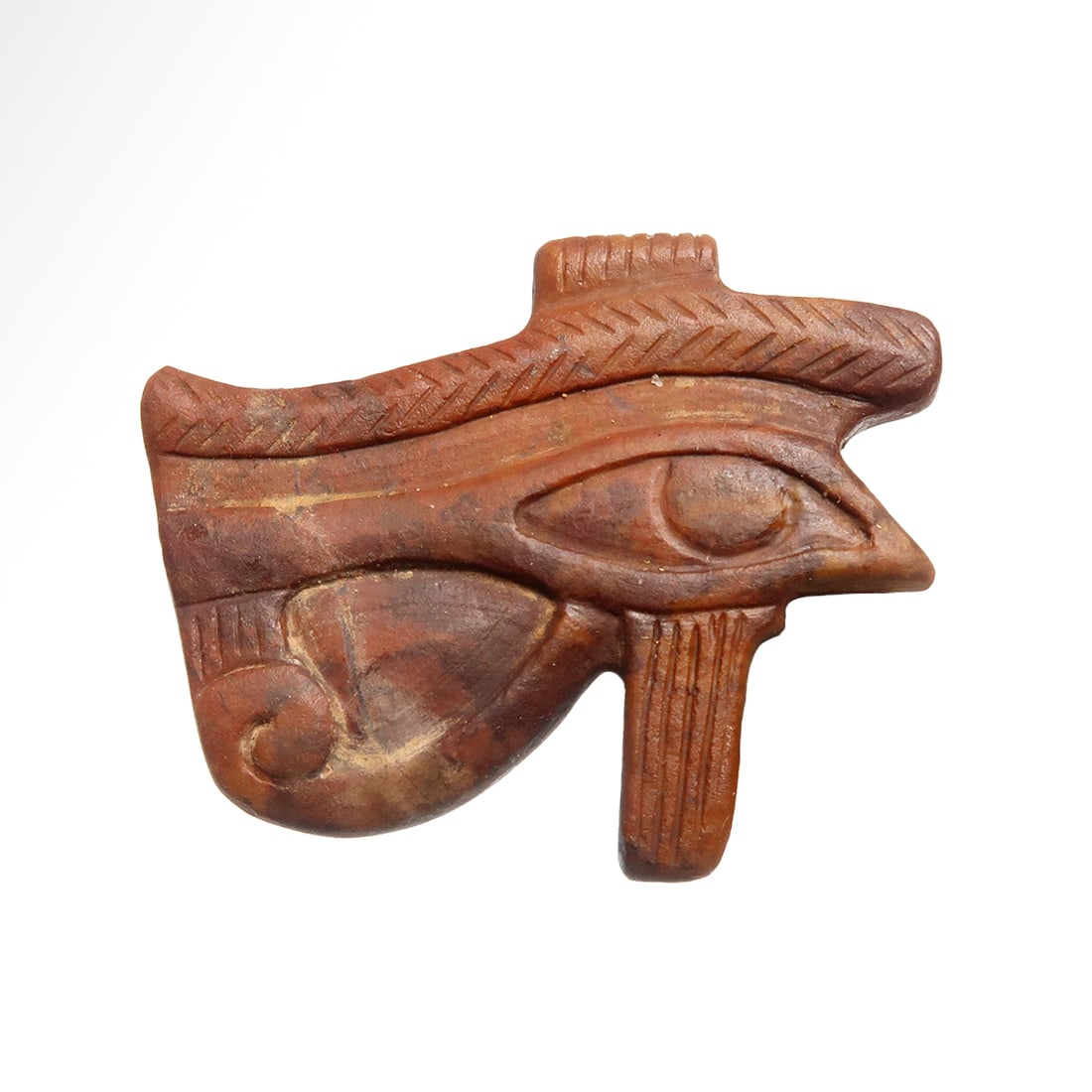Egyptian Jasper Eye of Horus Amulet, c. 300 B.C. (1 of 6)