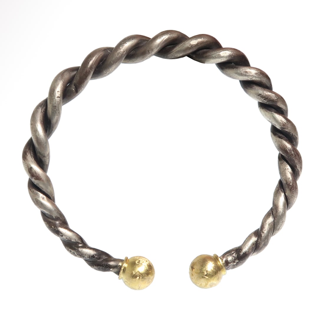 Viking Silver and Gold Bracelet, c. 1000 A.D. (1 of 7)