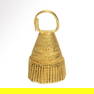 Scythian Gold Filigree Bell Shaped Tassle Pendant, c. 500 B.C.