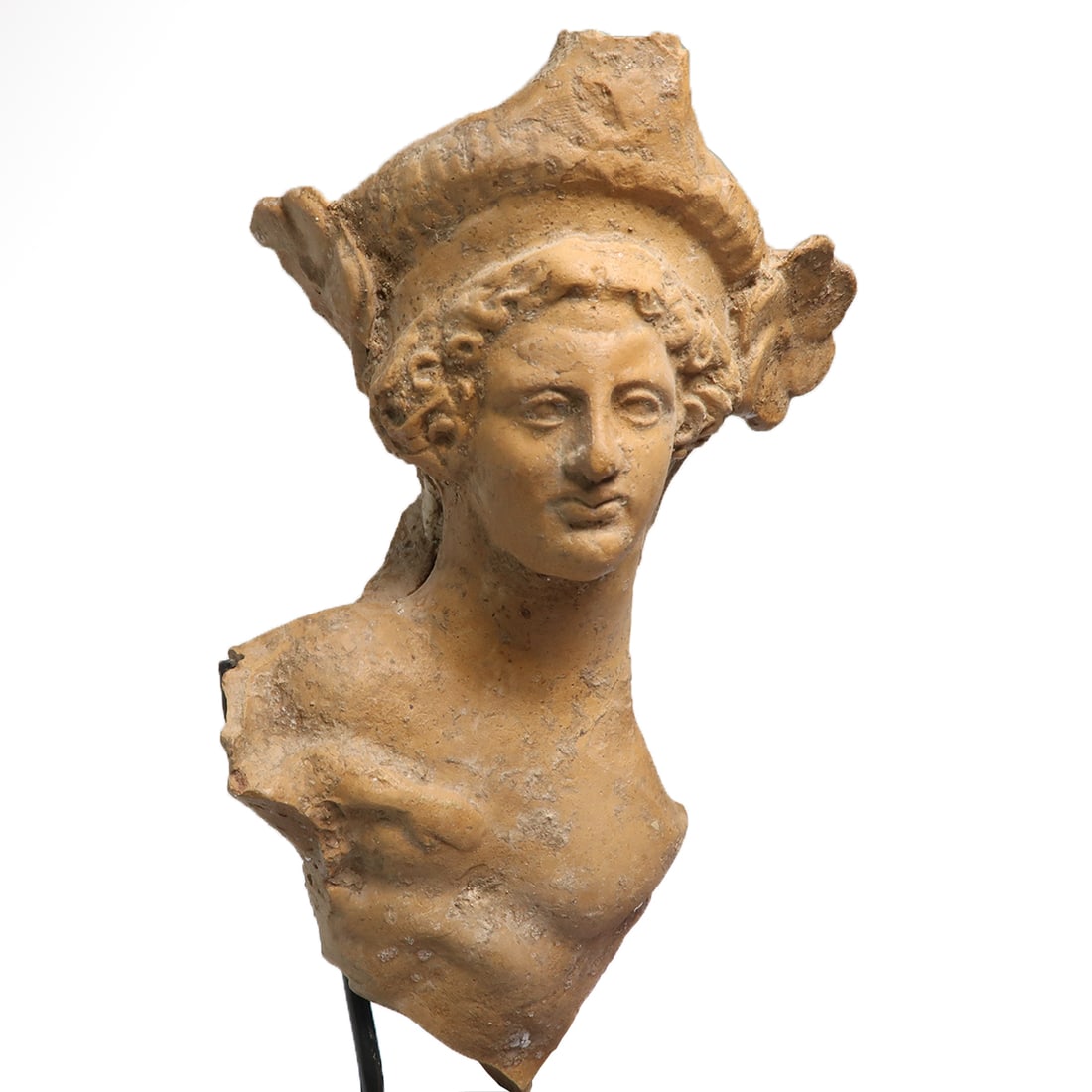 Large Greek Terracotta Fragmentary Male Figure, Tarentine, c. 4th Century B.C. (1 of 6)