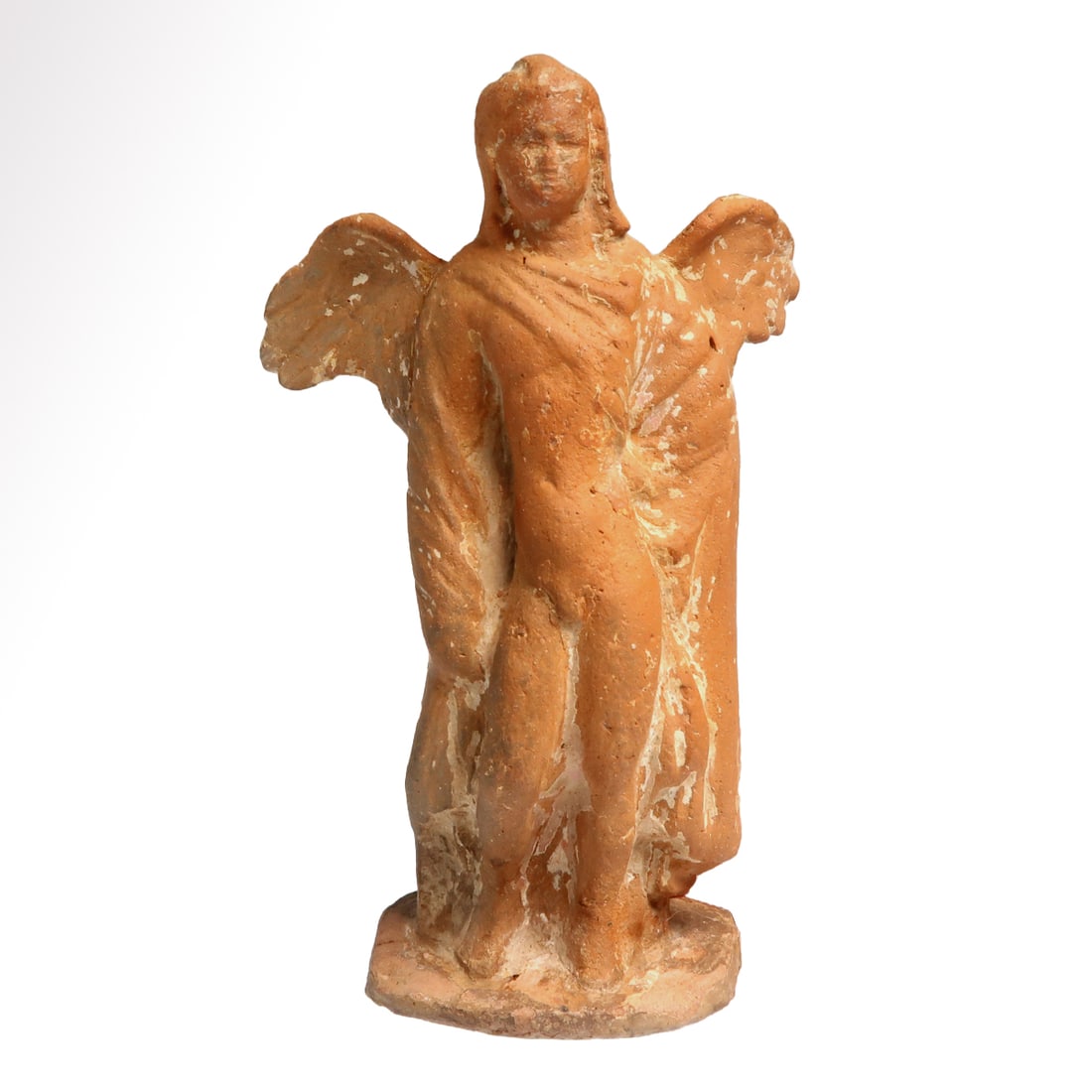 Greek Terracotta Statuette of Eros, c. 3rd Century B.C. (ex. R. Collin &  W. A. Clark Collections) (1 of 7)