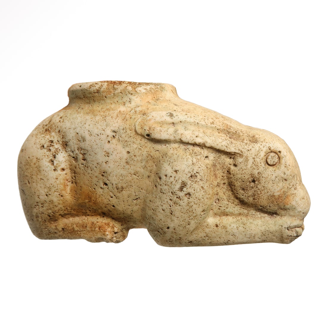 Mesopotamian Limestone Vessel, Shape of a Hare, Near East, c. 2200-1800 B.C. (1 of 7)