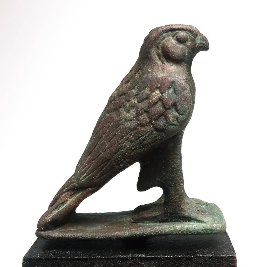 Egyptian Bronze Falcon Horus, c. 600 B.C. (1 of 6)