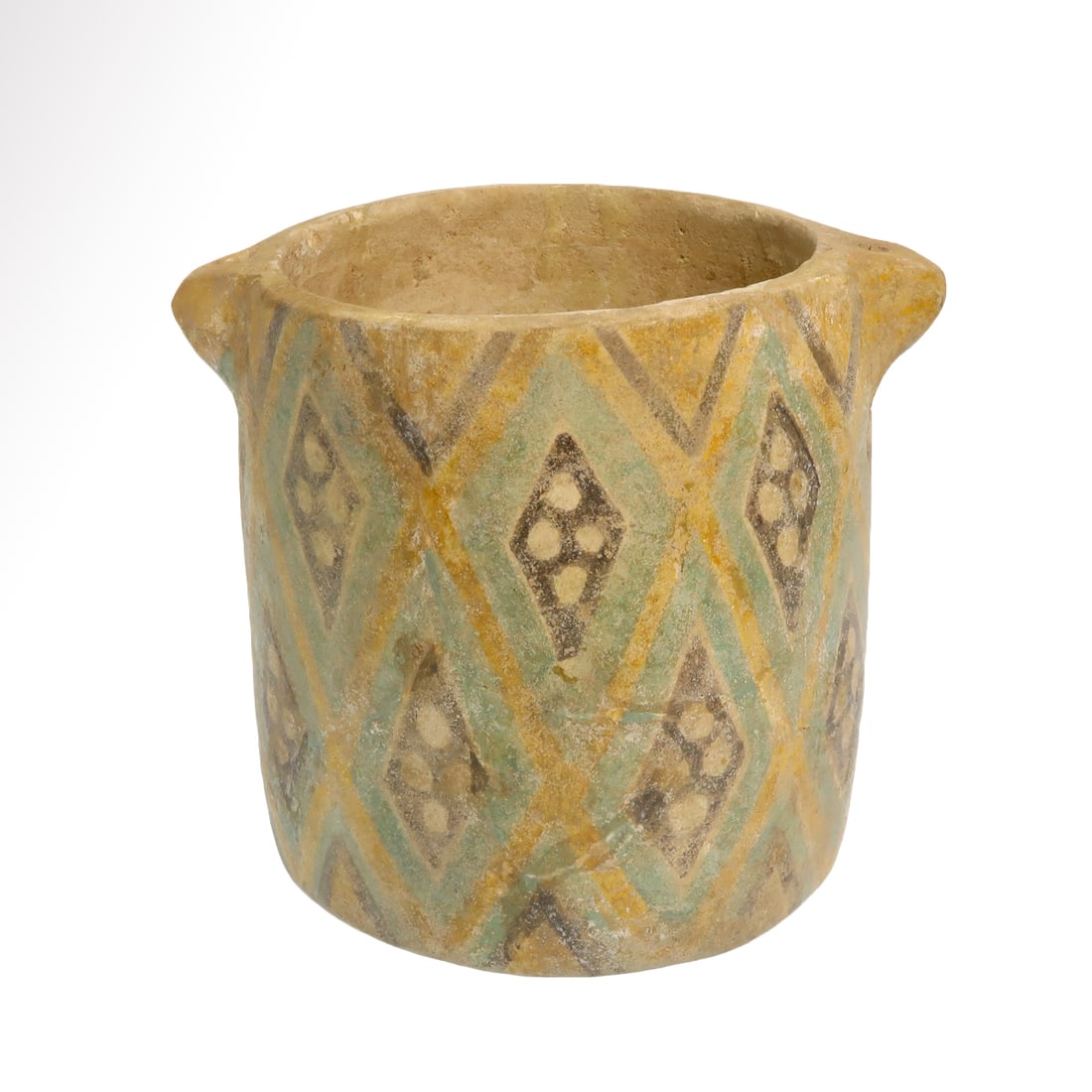 North-West Persian Ziwiyeh Glazed Pottery Pyxis, ex. Christies, c. 9th Century B.C. (1 of 6)
