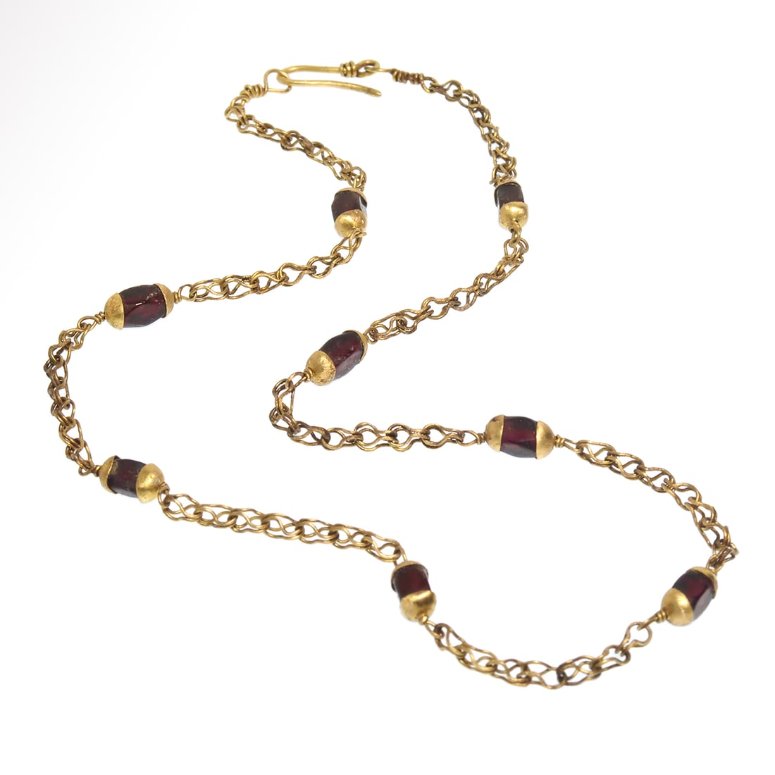 Roman Gold and Garnet Necklace, c. 1st Century A.D. (1 of 6)