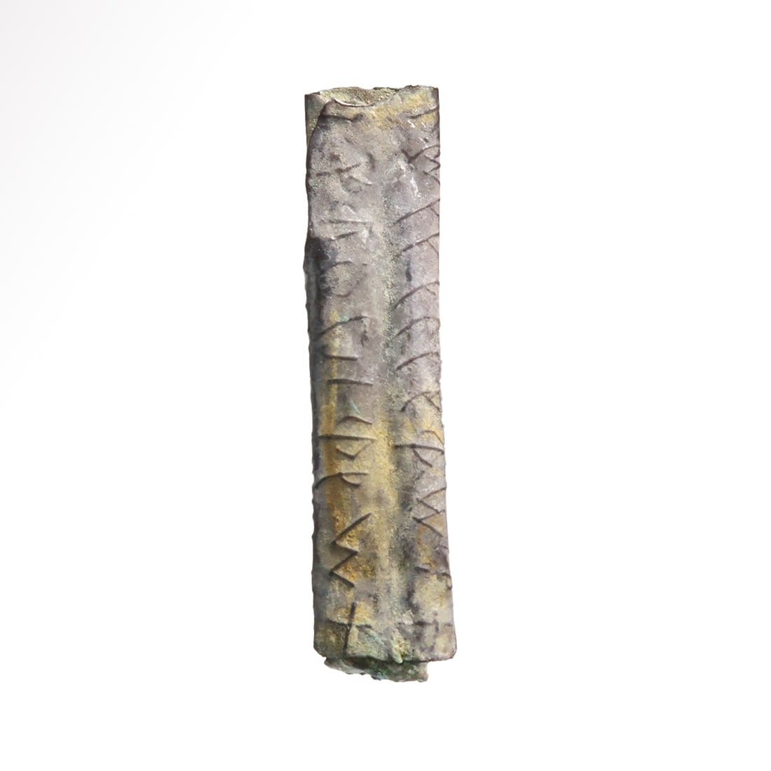 Phoenician Lead Scroll with Aramaic Text against Evil Spirits, c. 1st Millennium A.D. (1 of 6)