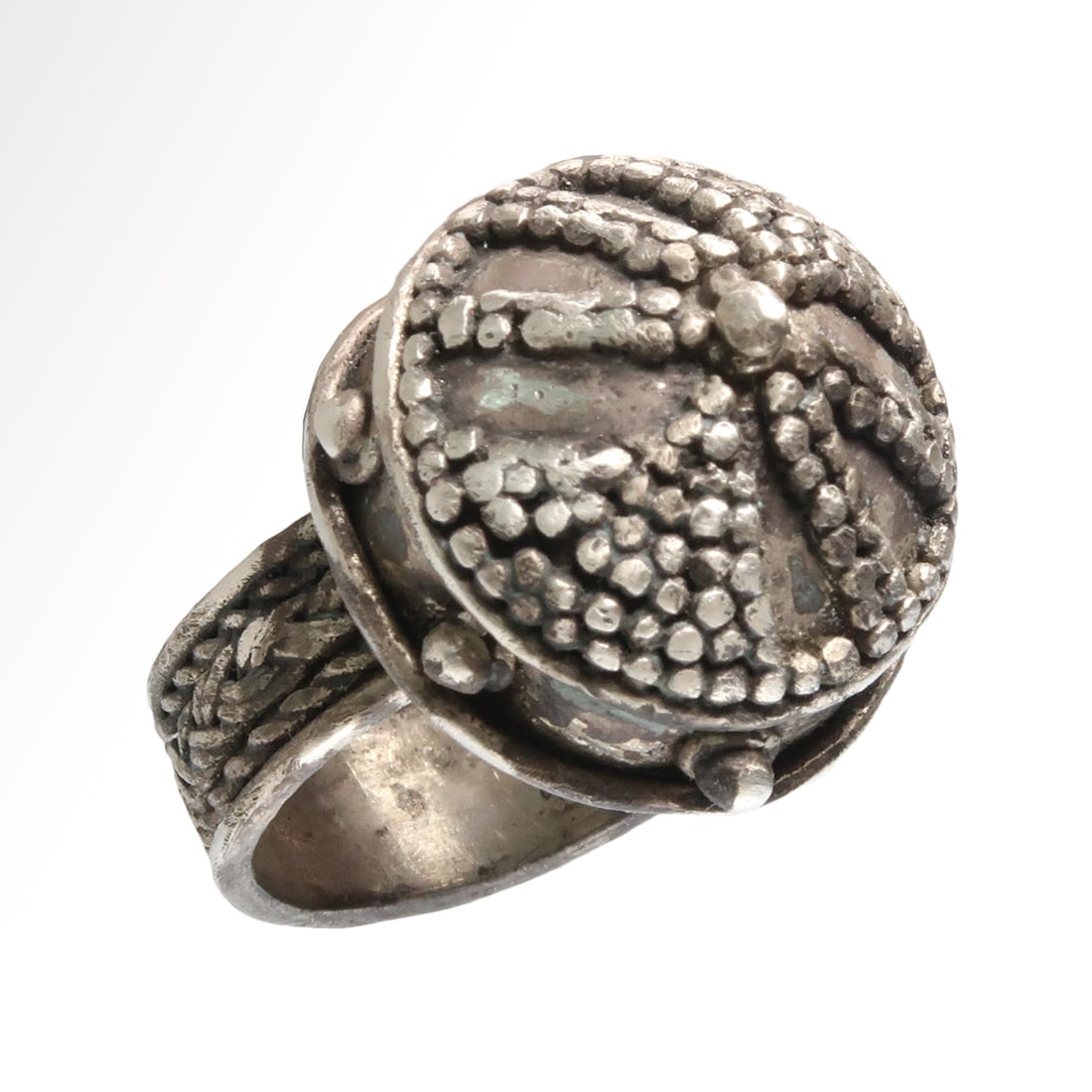 Roman Silver Dome Ring, c. 3rd Century A.D. (1 of 6)