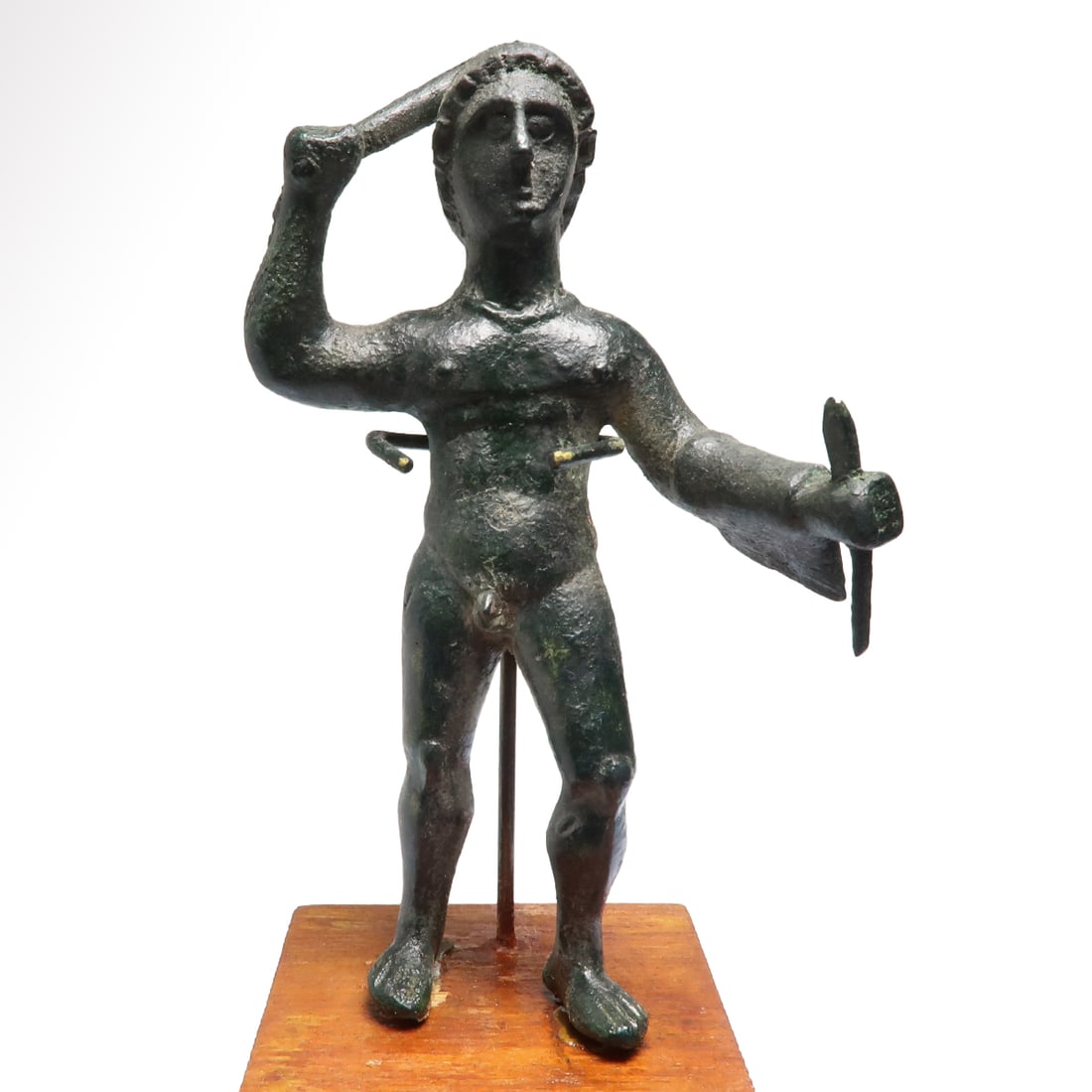 Etruscan Bronze Figure of Herakles, c. 3rd century B.C. (1 of 7)