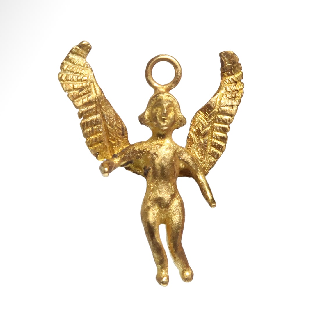 Roman Gold Pendant of Winged Cupid Eros, c. 1st Century A.D. (1 of 6)