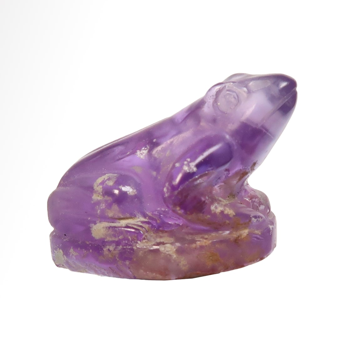 Egyptian Amethyst Frog Amulet, c. 1100 B.C. (1 of 5)