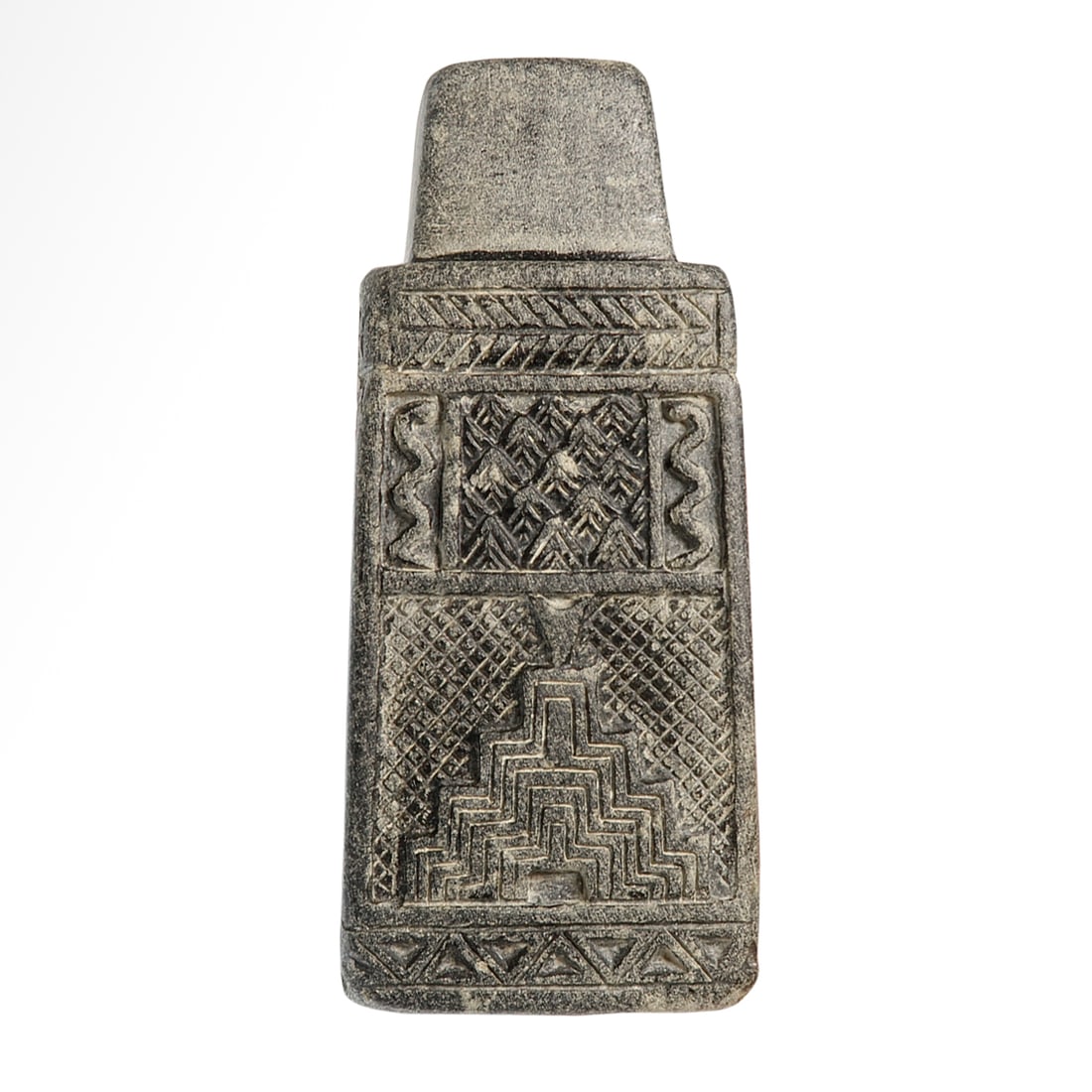 Bactrian Bottle, Temple Gates, Altars and Various Patterns, c. 2500 - 2200 B.C. (1 of 7)