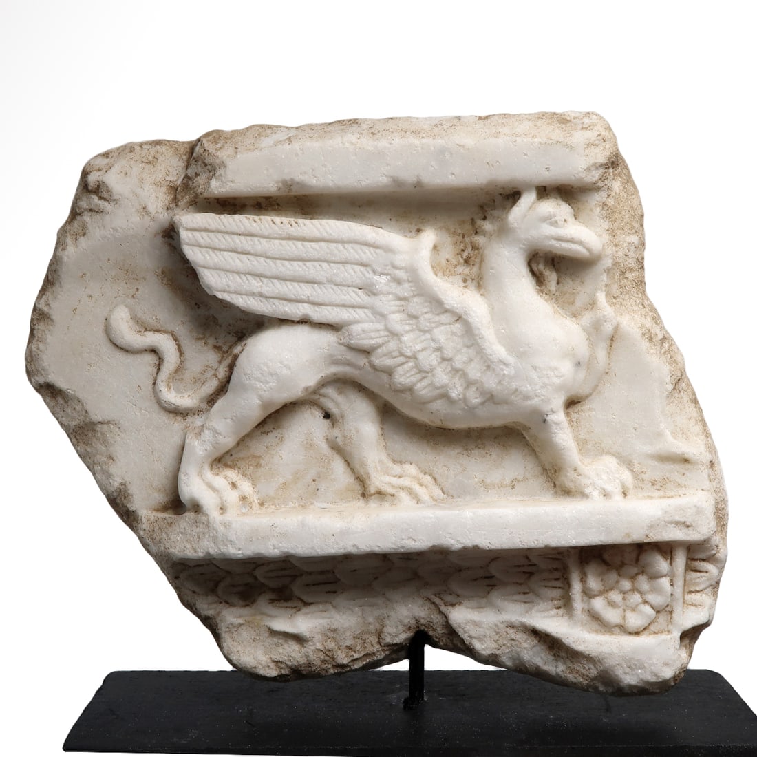 Roman Marble Architectural High Relief of a Griffin, c. 1st Century A.D. (1 of 6)