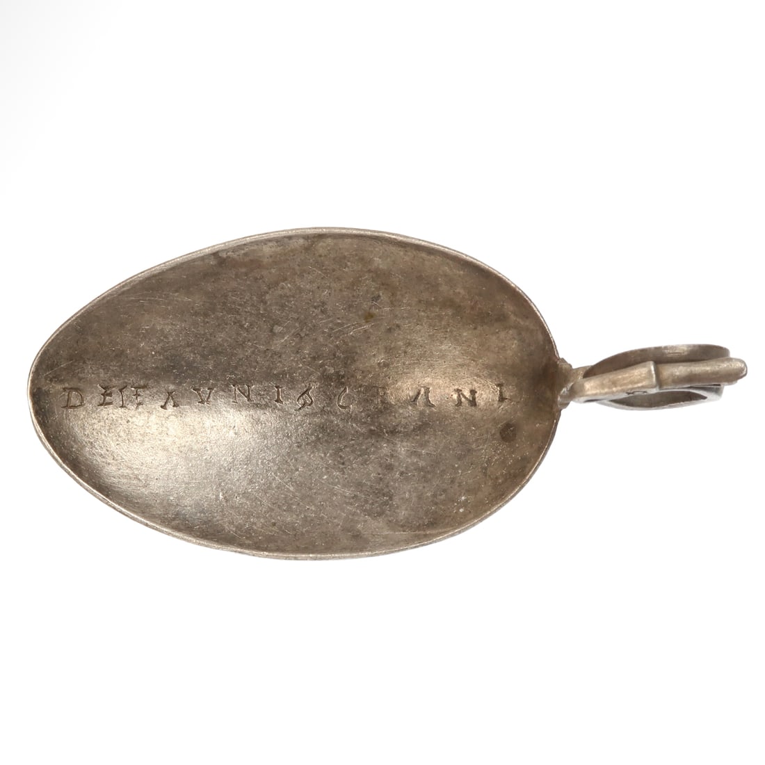 Roman Silver Spoon with Duck’s Head and Inscription, c. 3rd Century A.D. (1 of 7)