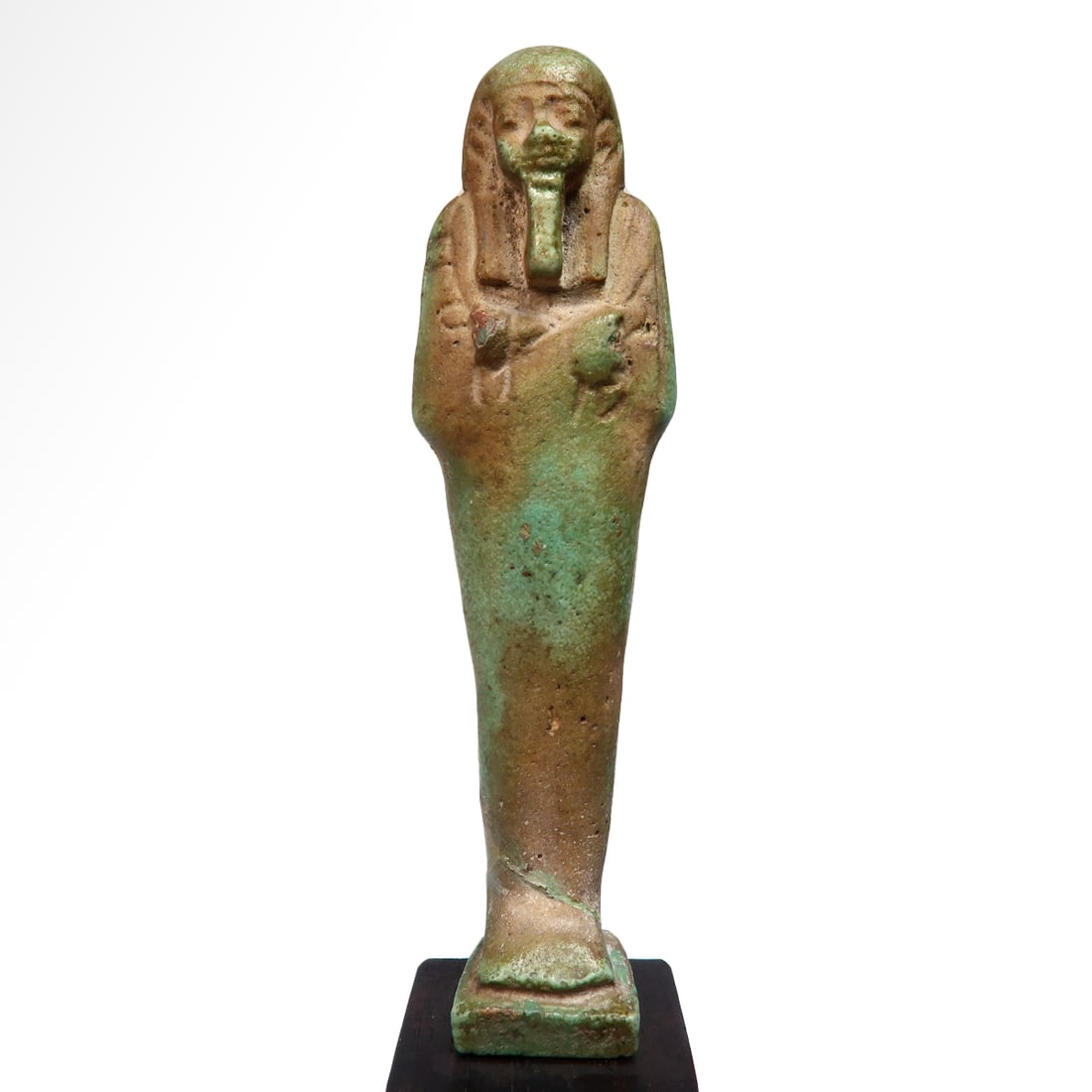 Egyptian Faience Shabti, Ptolemaic Period, c. 300 B.C. (1 of 8)