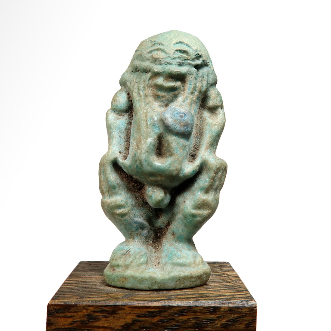 Egyptian Faience Figure of Pataikos, Ptolemaic Period, c. 300 B.C. (1 of 5)