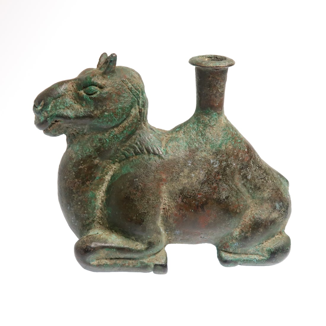 Bactrian Bronze Dromedary Camel Cosmetic Bottle, c. 1st Millennium B.C. (1 of 7)