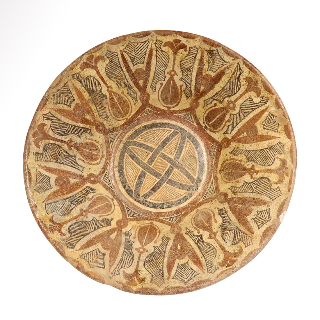 Nishapur Large Pottery Bowl, North East Iran, c. 10th Century A.D. (1 of 5)