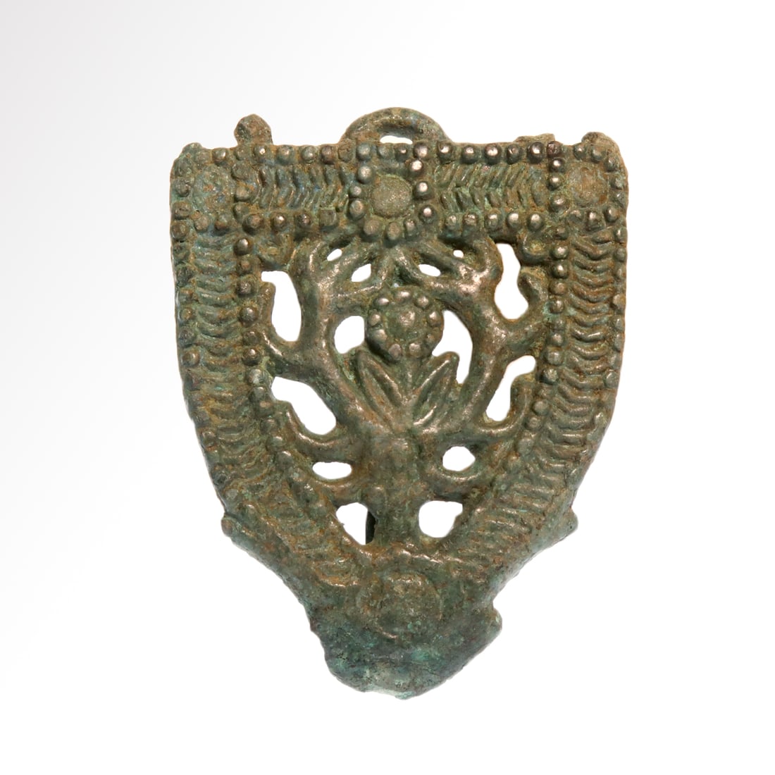 Scythian Sarmatian Open-Work Bronze Attachment Pendant, c. 5th-4th Century B.C (1 of 4)