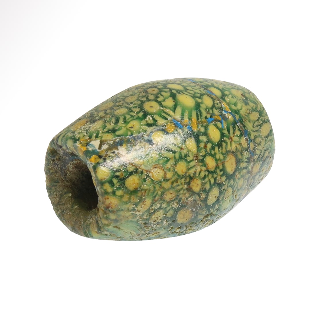 Roman Mosaic Glass Millefiori Very Large Bead, East Mediterranean, c. 1st Century A.D. (1 of 6)