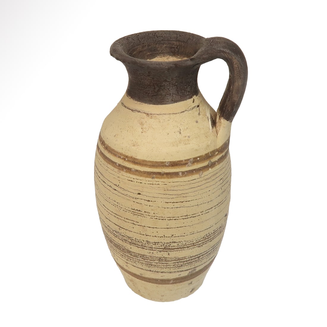 Daunian Jug with Concentric Band Decoration, c. 5th-4th Century B.C. (1 of 6)
