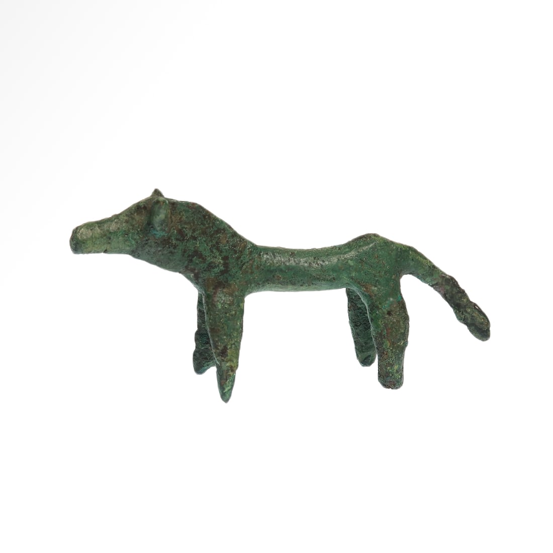 Greek Geometric Period Bronze Horse, c. 8th Century B.C. (1 of 7)