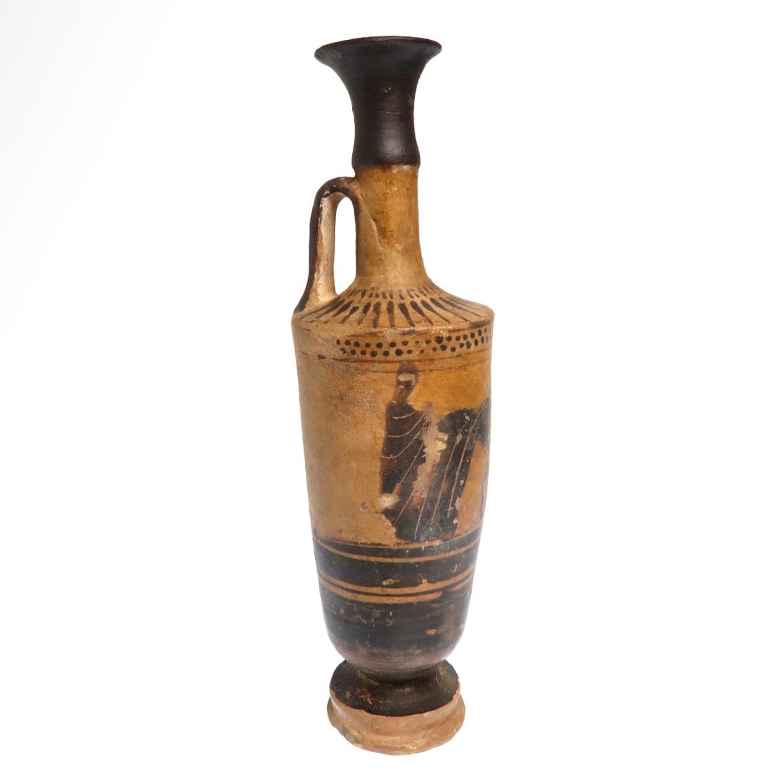 Attic Black-Figure ‘Chimney' Lekythos, Attributed to the Haimon Group, Early 5th Century B.C. (1 of 7)