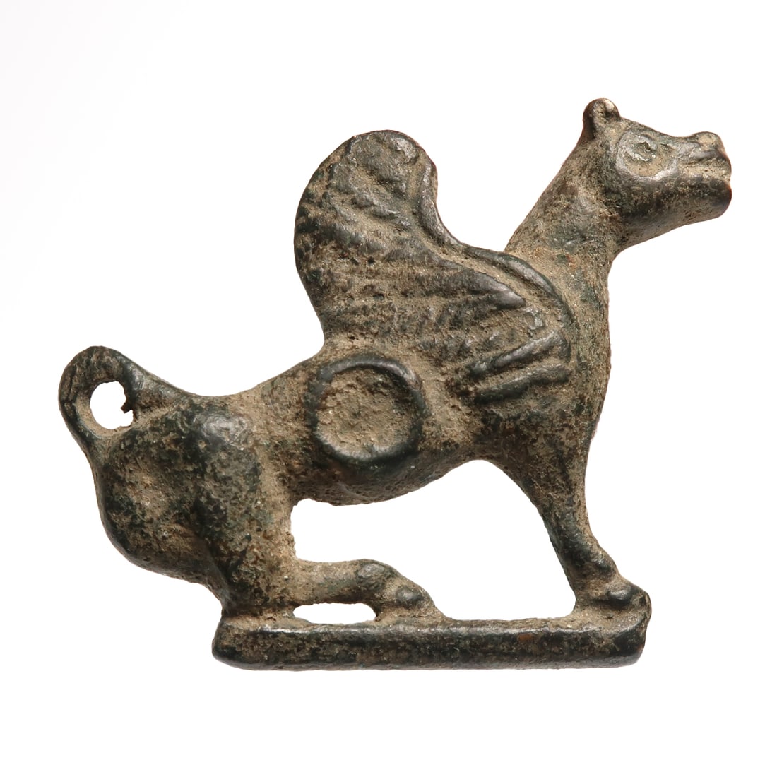 Bactrian Bronze Ornamental Attachment with Demon/God Imdugud, c. 500 B.C. (1 of 7)