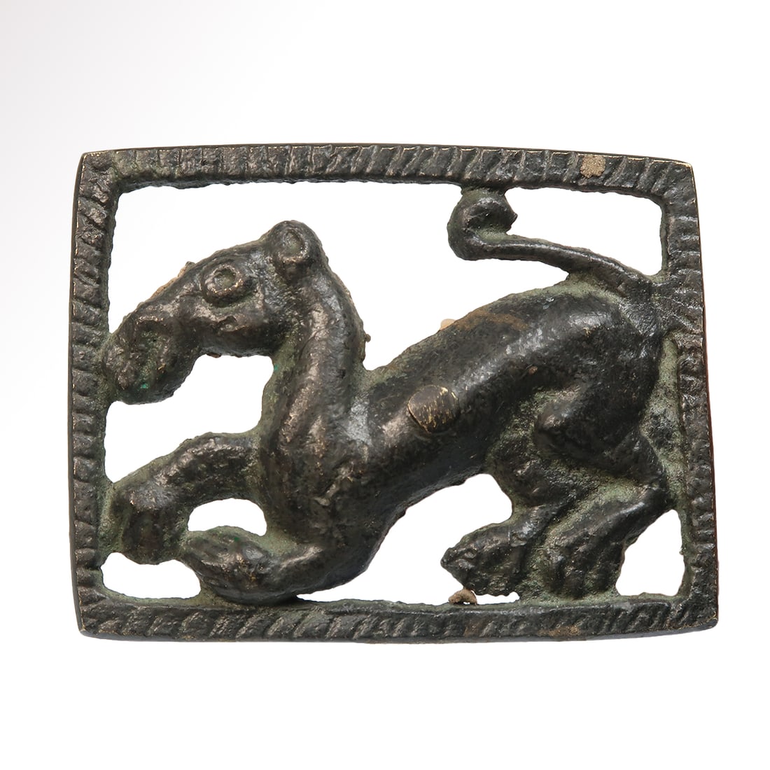 Bactrian Bronze Attachment Plaque of a Quadruped, c. 1st Millennium B.C. (1 of 6)