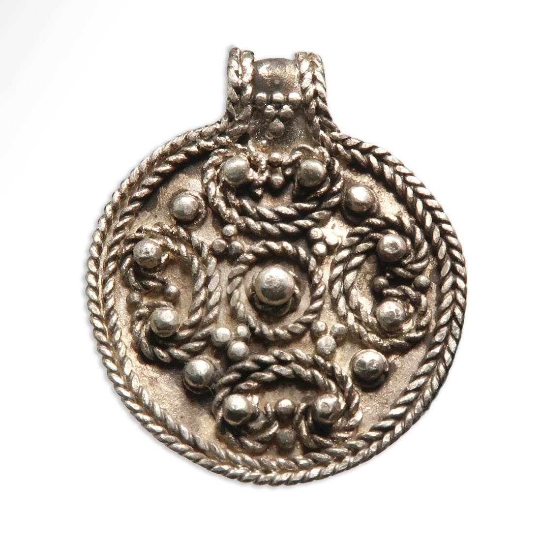 Viking Silver Filigree Pendant, c. 10th-11th Century A.D. (1 of 6)