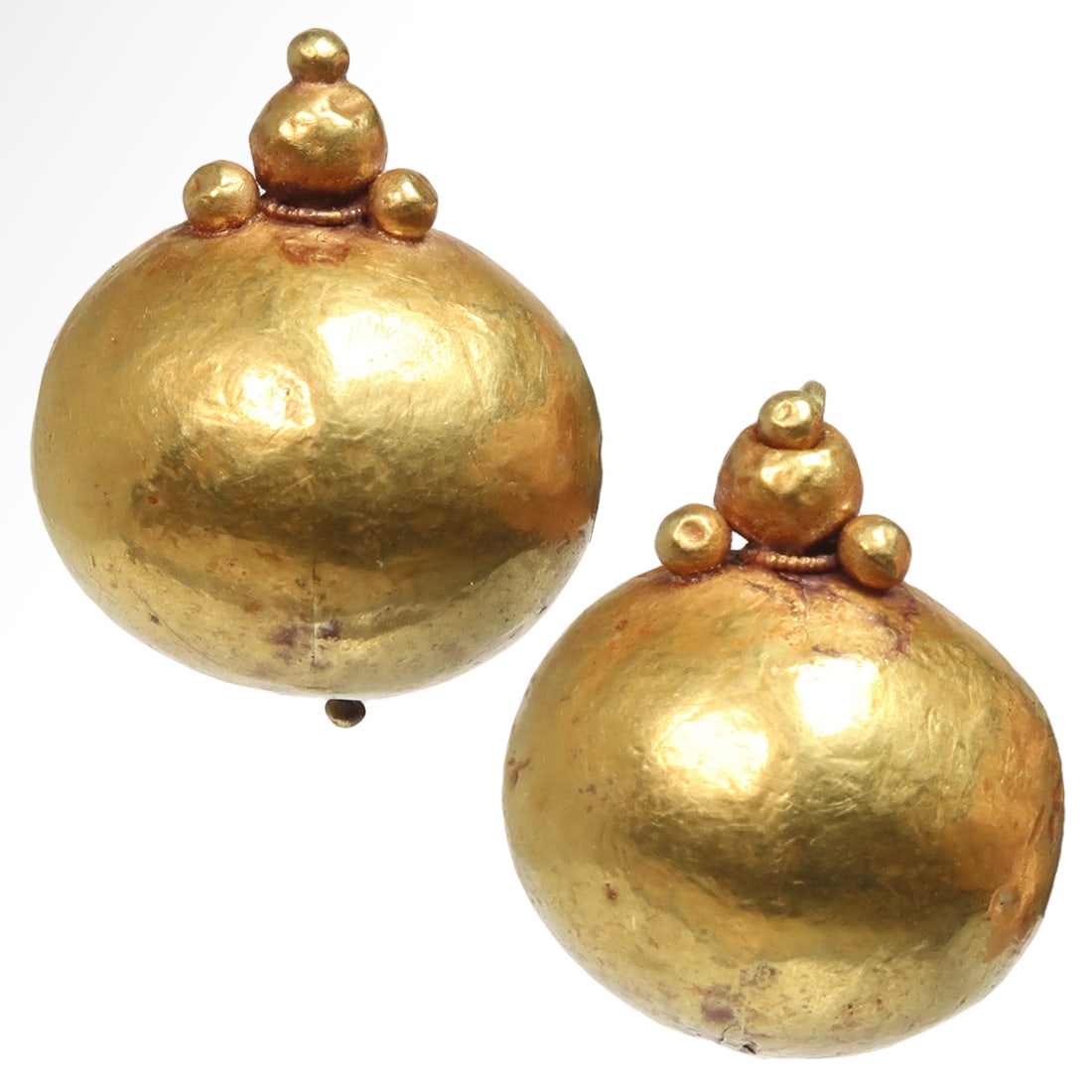 Pair of Roman Gold Earrings, c. 1st Century B.C./A.D. (1 of 6)