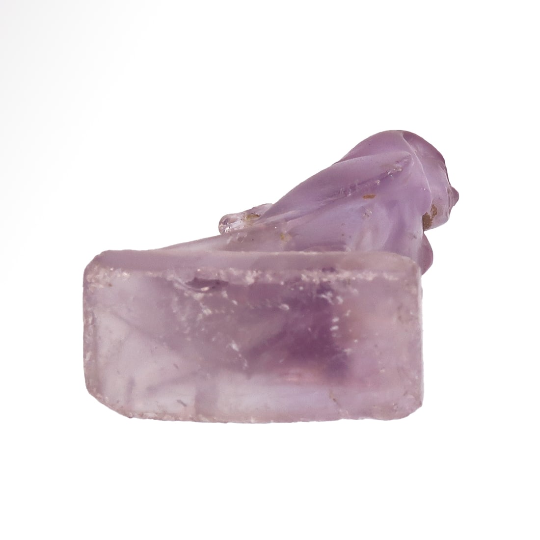 Egyptian Amethyst Amulet of a Ba Bird, c. 600 B.C. - 7