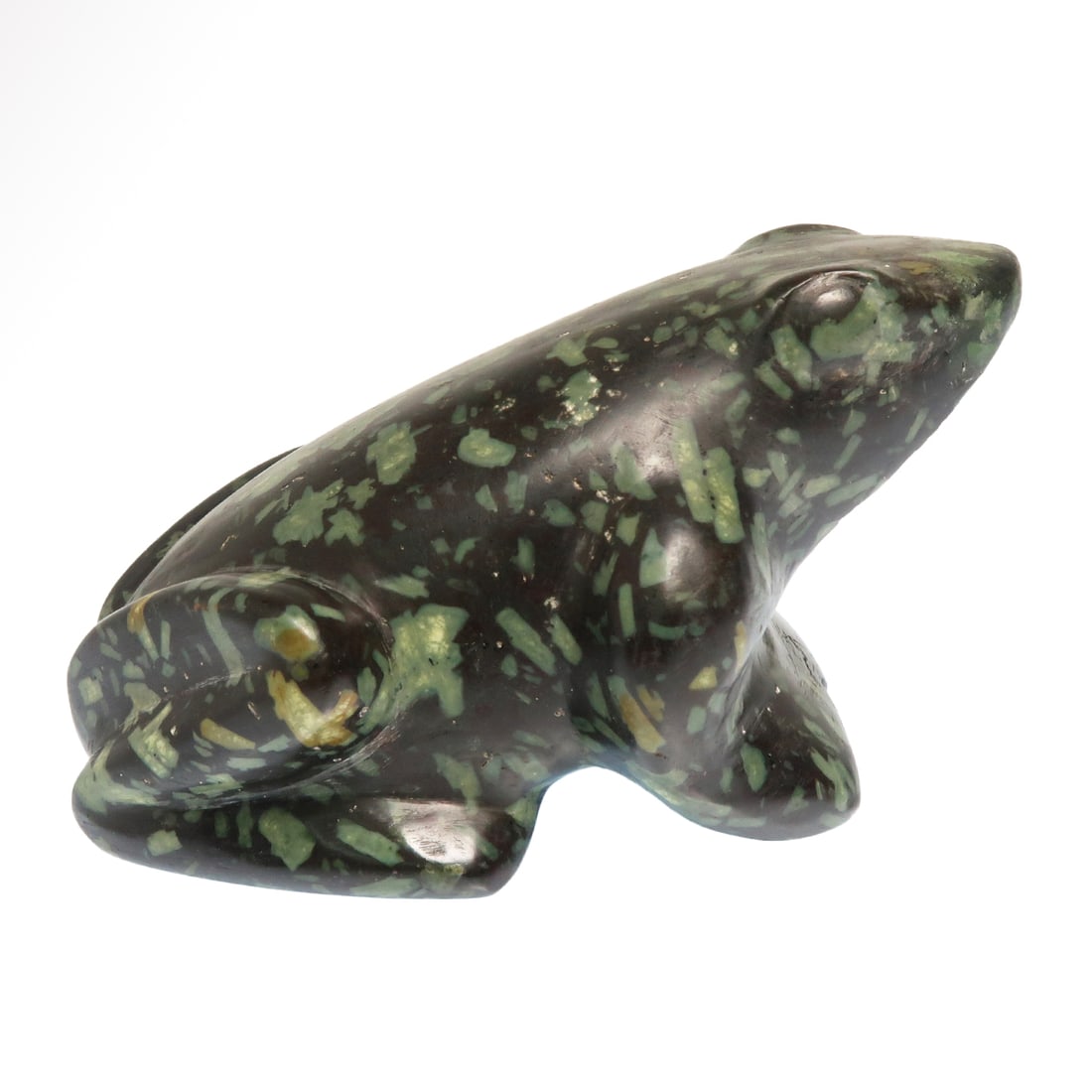 Very Large Egyptian Black and Green Breccia Frog Haqet, Early Dynastic, c. 2800-2700 B.C. (1 of 7)