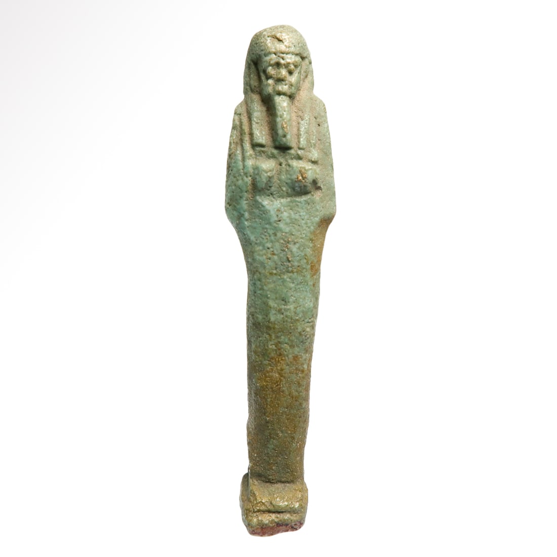 Egyptian Green Faience Shabti, c. 600 B.C. (1 of 7)