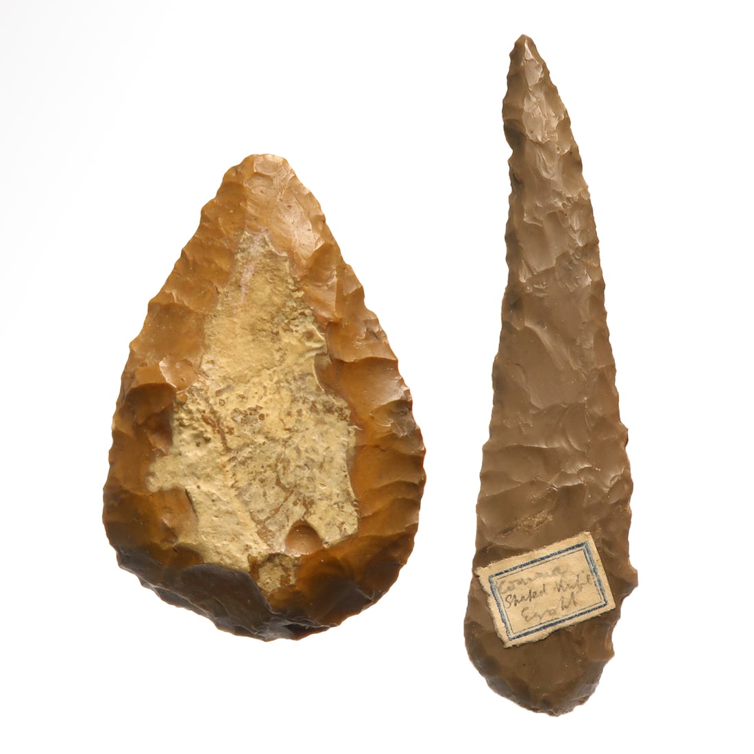 Egyptian Pair of Flint Tools, Pre-Dynastic Period, c. 5th-4th Millennium B.C. (1 of 7)
