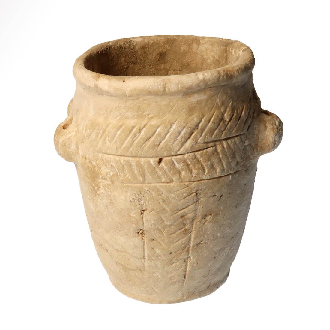 Mesopotamian, Early Sumerian, Alabaster Vessel, c. 3rd Millennium B.C. (1 of 6)