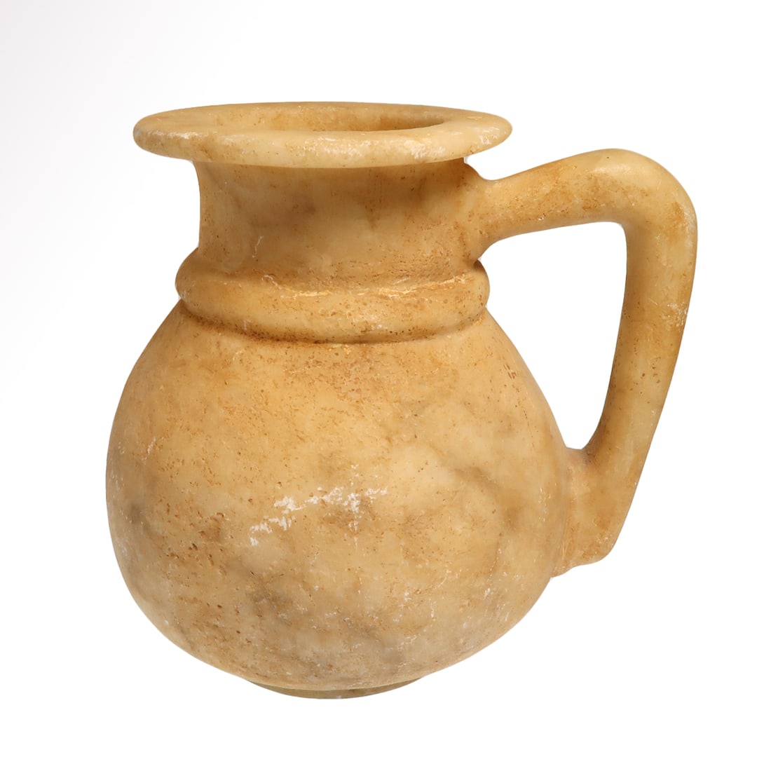 Sumerian Alabaster Vessel with Handle, c. 2400-2200 B.C. (1 of 6)
