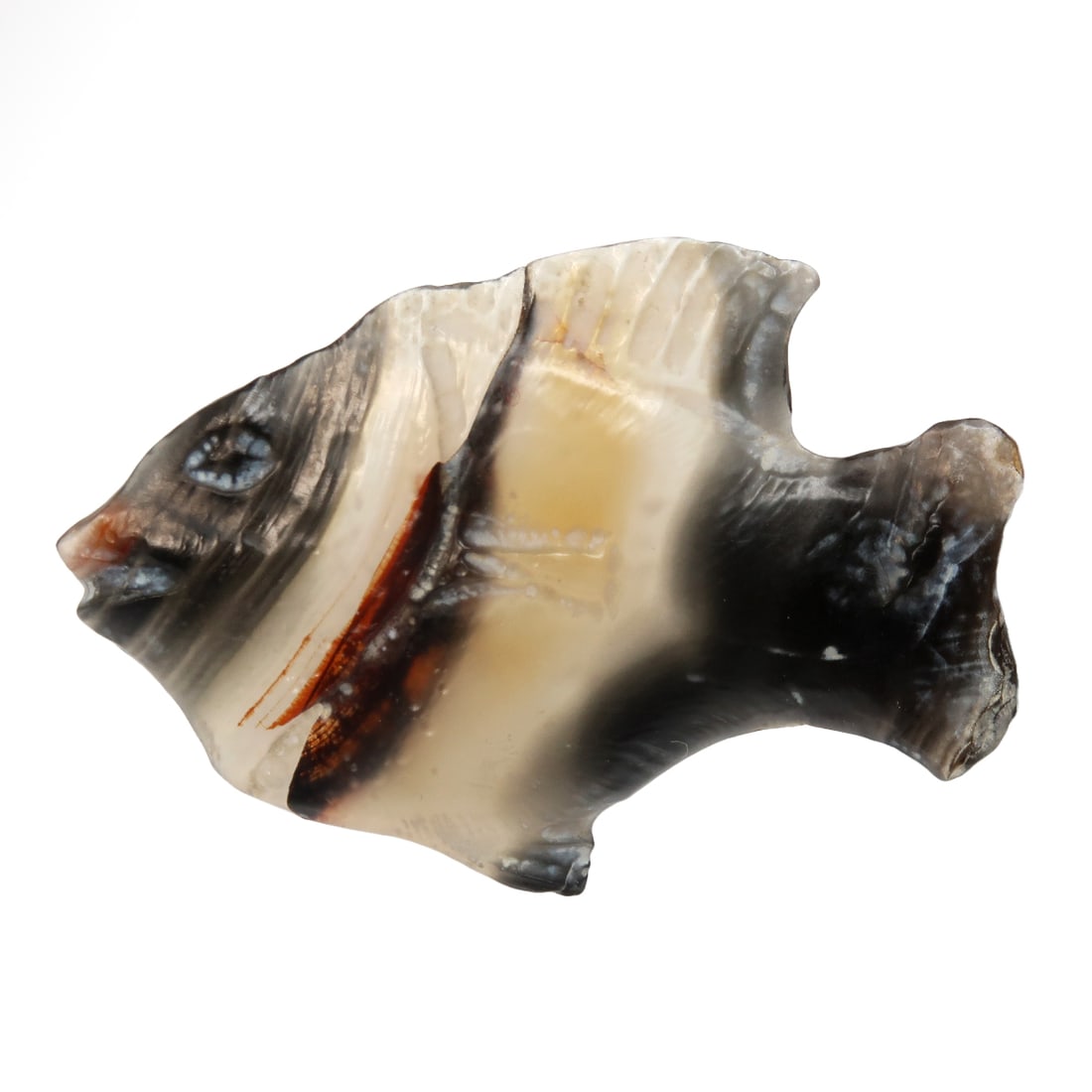Rare Egyptian Glass Fish Inlay, Ptolemaic Period, c. 3rd-2nd Century B.C. (1 of 7)